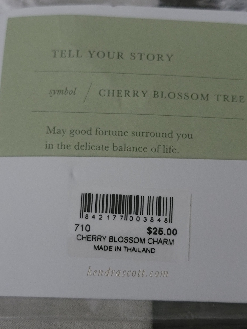 Kendra Scott Gold Tree of Life Charm